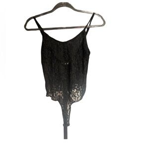 Heart & Hips Lace Thong Bodysuit